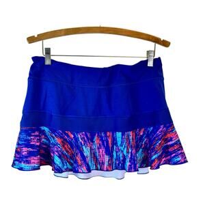 Prince Women skirt/skort Womens  Blue Tennis Golf Short Mini Lined Active Large